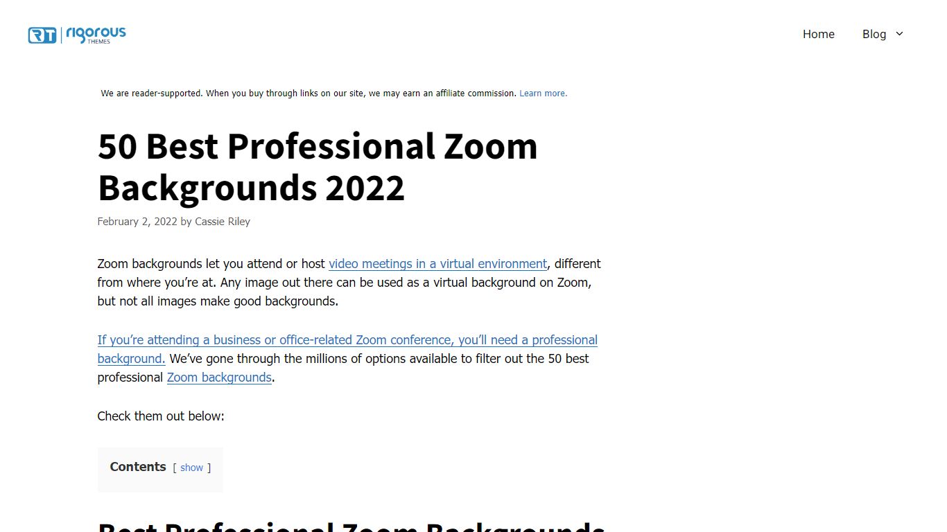 50 Best Professional Zoom Backgrounds 2022 - Rigorous Themes